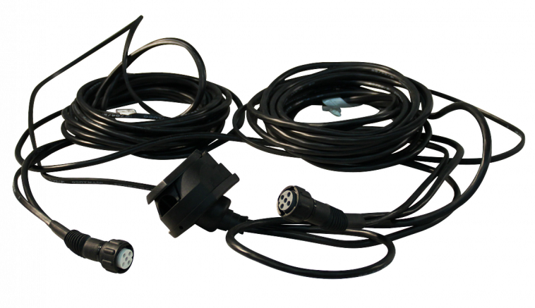 Hoofdkabel met stekkerdoos - 600 cm - 7 polig - 2x 5 polige DC kabel 310 cm