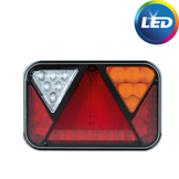 Fristom Achterlicht rechts met ingebouwde weerstand 200x130x50 mm - eenvoudig aan te sluiten met Aspöck connectoren