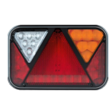 Fristom Achterlicht rechts met ingebouwde weerstand 200x130x50 mm - eenvoudig aan te sluiten met Aspöck connectoren