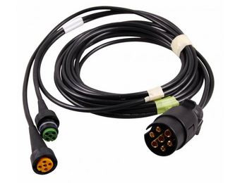 5 meter - 7 polig - 2x 5P -  Aspock