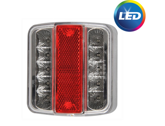 Achterlicht 4 functies 105x98x35 mm - connector