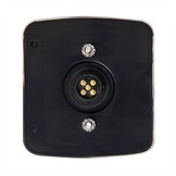 Achterlicht 4 functies 105x98x35 mm - LED - connector aansluiting