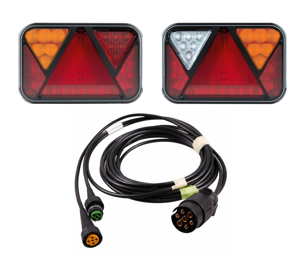 Fristom LED verlichtingsset met 5 meter hoofdkabel -7 polig - inclusief ingebouwde weestanden