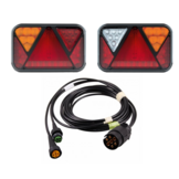 Fristom LED verlichtingsset met 7 meter hoofdkabel -7 polig - inclusief ingebouwde weestanden