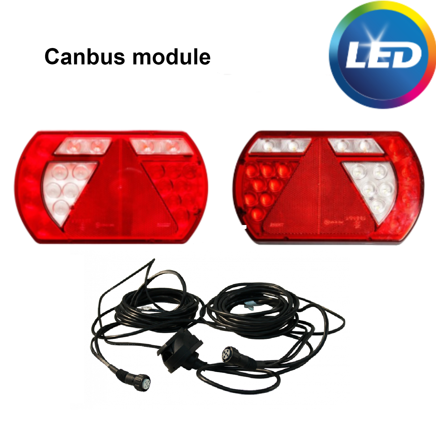 Lucidity LED verlichtingsset met 6 meter hoofdkabel met stekkerdoos -7 polig - inclusief ingebouwde weerstanden