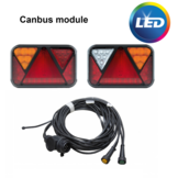 Fristom LED verlichtingsset met 4,5 meter hoofdkabel -13 polig - met 2 aftakkingen - inclusief ingebouwde weerstanden