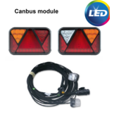 LED set Fristom met 5,5 meter hoofdkabel - 13 polig - inclusief voor gemonteerde  markeringsverlichting & ingebouwde weerstanden