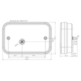 LED set Fristom met 5,5 meter hoofdkabel - 13 polig - inclusief voor gemonteerde  markeringsverlichting & ingebouwde weerstanden