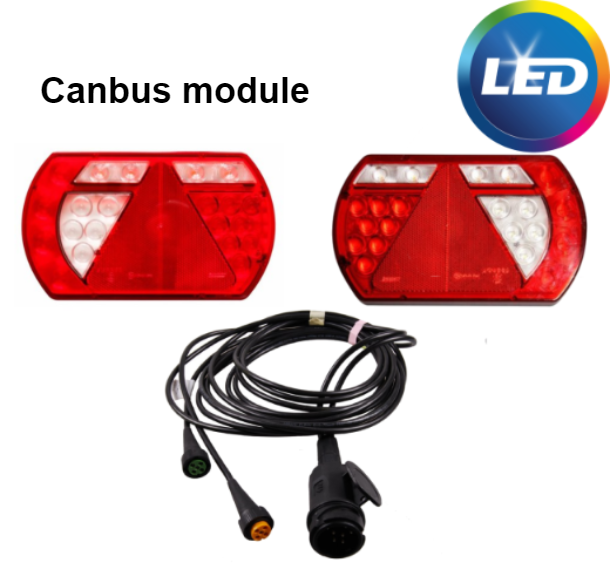 Lucidity LED verlichtingsset met 5 meter hoofdkabel -13 polig - inclusief ingebouwde weerstanden