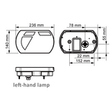 LED set Lucidity met 6,4 meter hoofdkabel - 13 polig - inclusief voor gemonteerde markeringsverlichting & ingebouwde weerstanden