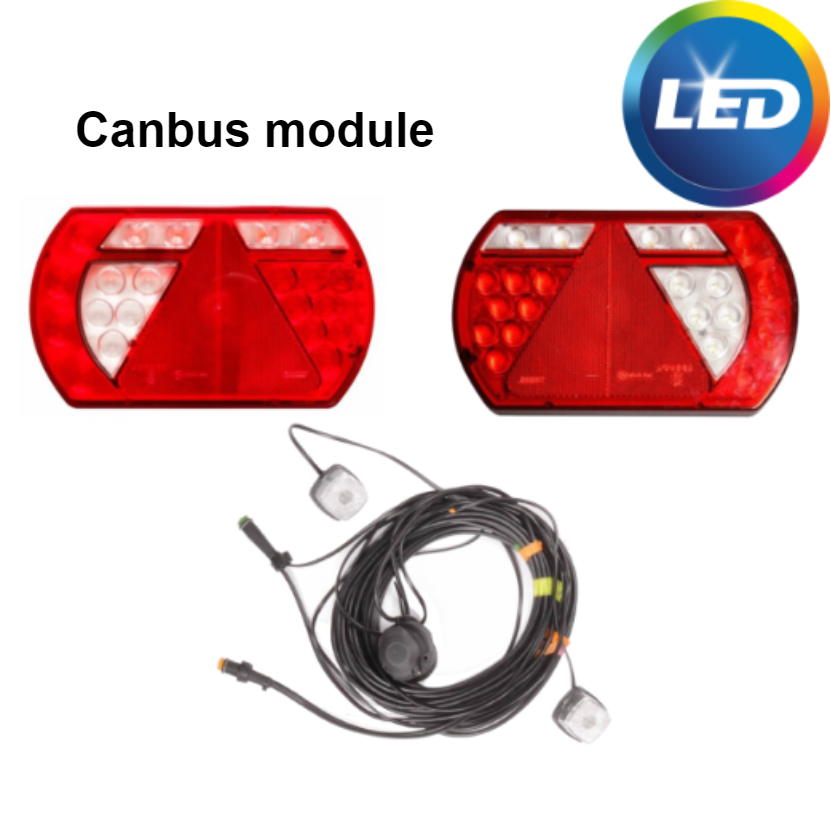 Lucidity LED verlichtingsset met 6 + 8 meter hoofdkabel 13 polig - inclusief stekkerdoos en ingebouwde weerstanden