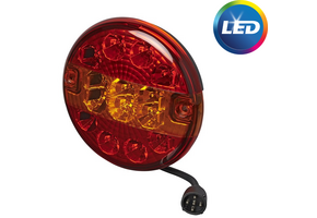 Achterlicht rond 140x32 mm - connector