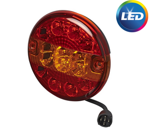 Achterlicht rond 140x32 mm - connector