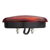 LED achterlicht rond 140x32 mm met connector aansluiting - 30 cm kabel