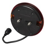 LED achterlicht rond 140x32 mm met connector aansluiting - 30 cm kabel