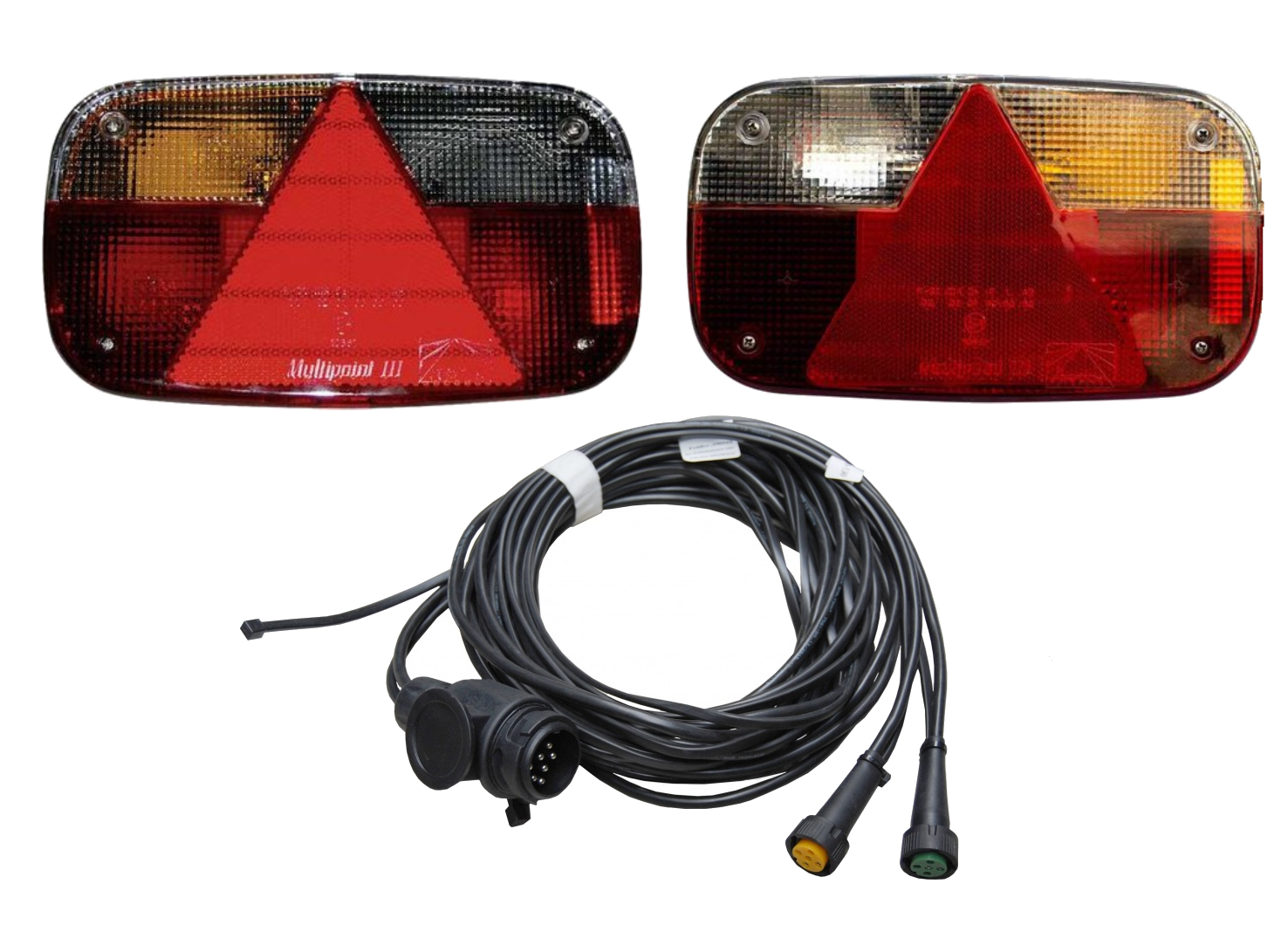 Aspock Mulitpoint 3 verlichtingsset 4,5 meter hoofdkabel - 13 polig - inclusief aftakkingen