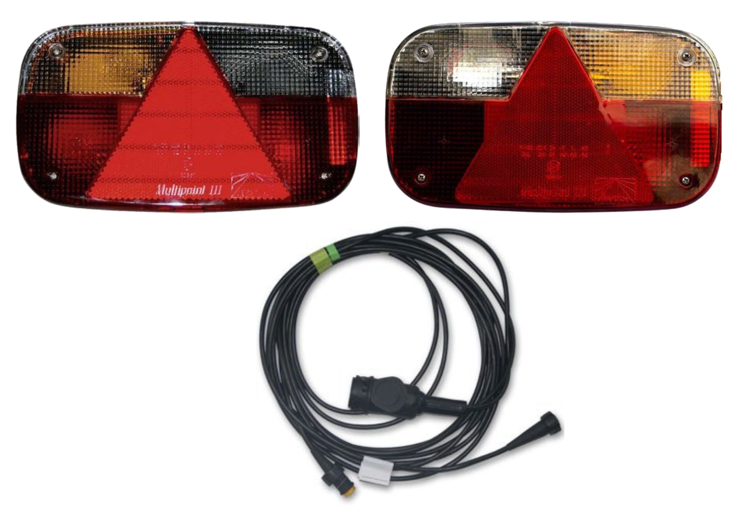 Aspock Multipoint 3 verlichtingsset - 7,5 meter hoofdkabel - 13 polig