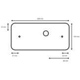 Led set met 4,5 meter hoofdkabel - 13 polig inclusief  aftakkingen 2,5 meter