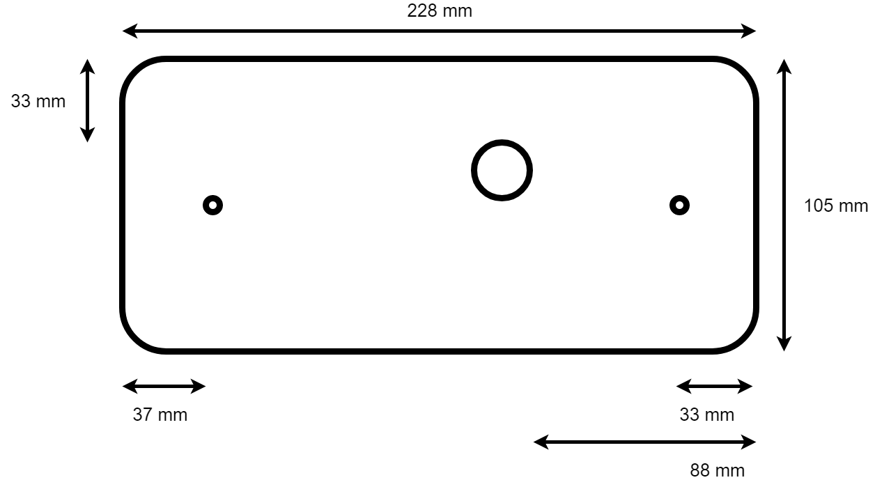 LED verlichtingsset met 6 + 8  meter hoofdkabel 13 polig - inclusief stekkerdoos