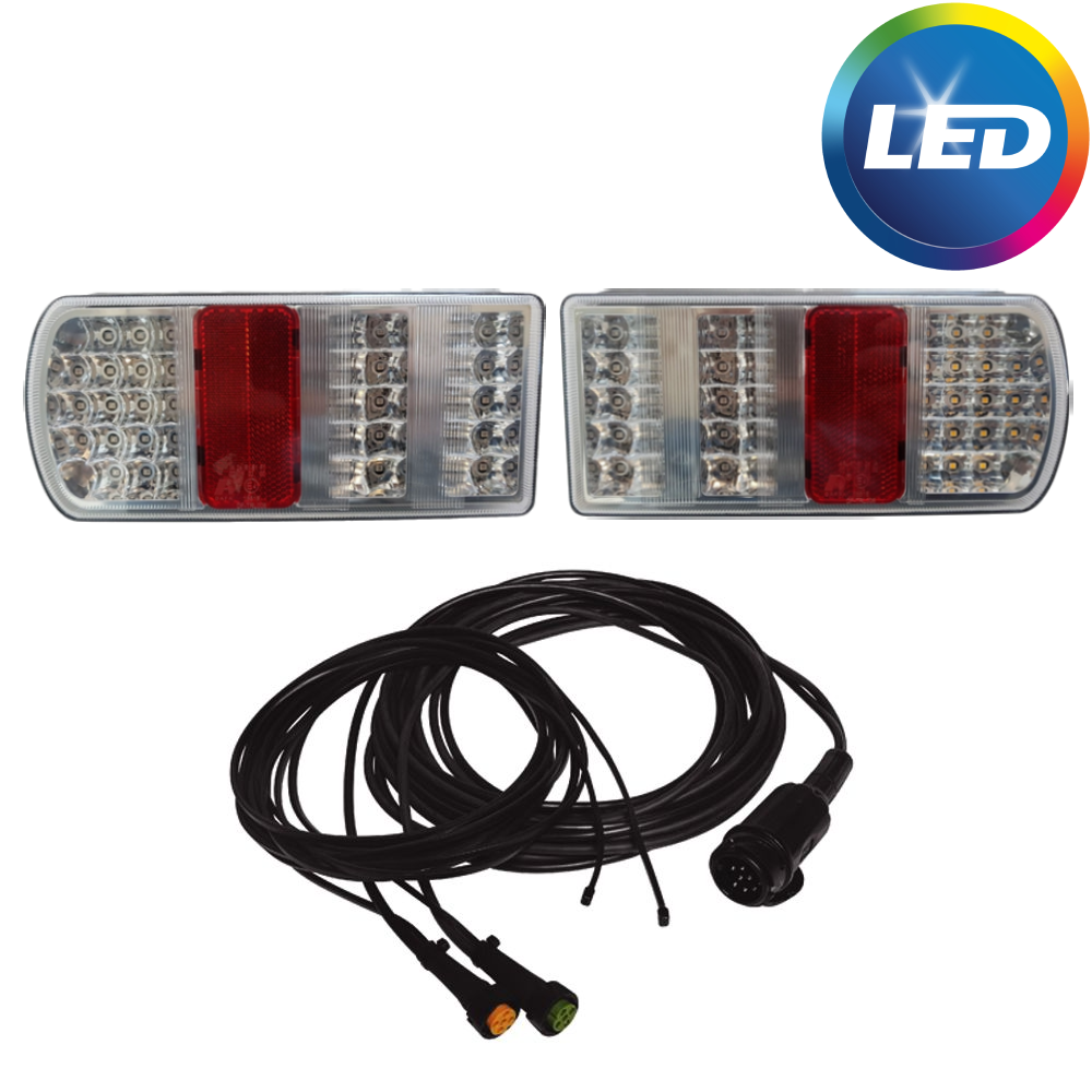 LED set met 9 meter hoofdkabel inclusief aftakkingen - 13 polig