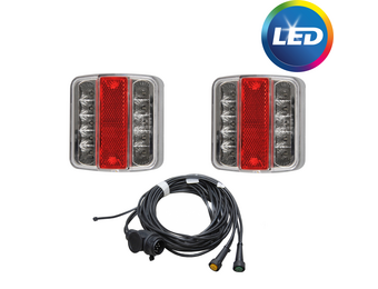LED set klein - 4,5 meter - 13 polig - aftakkingen
