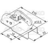 AL-KO AK7-V plus - koker 70 mm - 750 kg - ongeremde koppeling