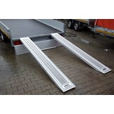 Set oprijplaten aluminium 2700 kg (1350 kg per stuk)