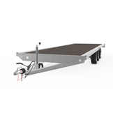 Geremde Eduard plateauwagen - 606x220 cm - 3500 kg bruto laadvermogen - tridem asser