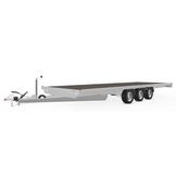 Geremde Eduard plateauwagen - 606x220 cm - 3500 kg bruto laadvermogen - tridem asser