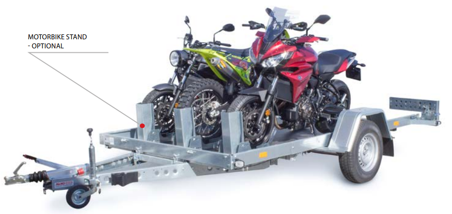 TEMARED MULTITRANSPORTER 3318C 332x186 cm - 1300 kg bruto laadvermogen - kantelbaar - geremd