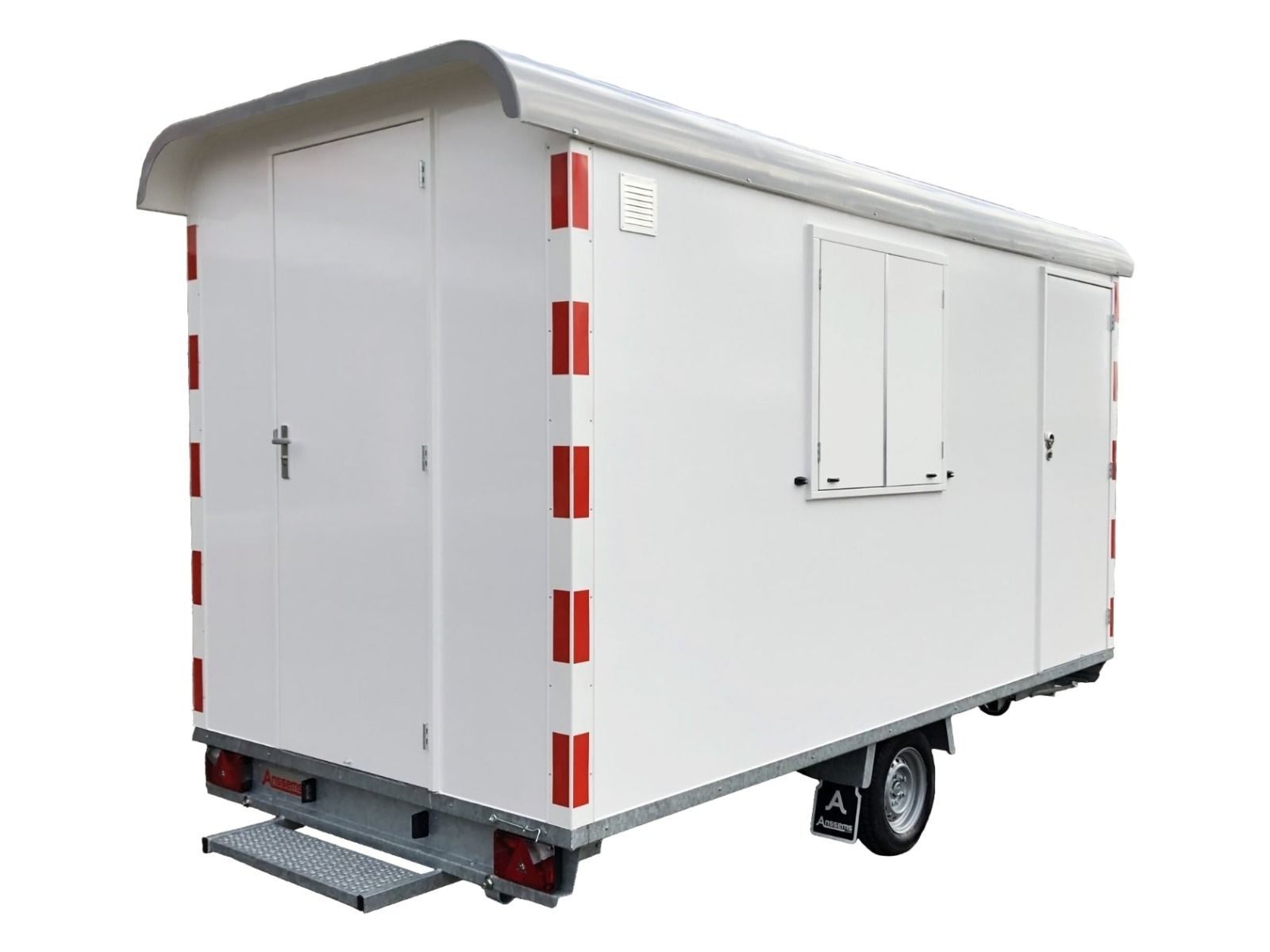 Anssems PTS schaftwagen - 1400 kg bruto laadvermogen - geremd - schaftruimte 292x188x211 cm