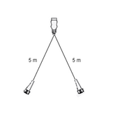 Radex 5500 verlichtingsset met 5 meter hoofdkabel - 13 polig - inclusief achteruitrijverlichting