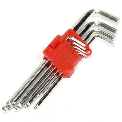 Inbussleutel set 9-delig - inch