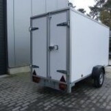Powertrailer GEKA 2 gesloten aanhangwagen - 200x132x150 cm  - 750 kg bruto laadvermogen - geremd en ongeremd