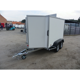 Powertrailer GEKA 6 gesloten aanhangwagen - 257x157x150 cm  - 1000 t/m 2700  kg bruto laadvermogen - geremd