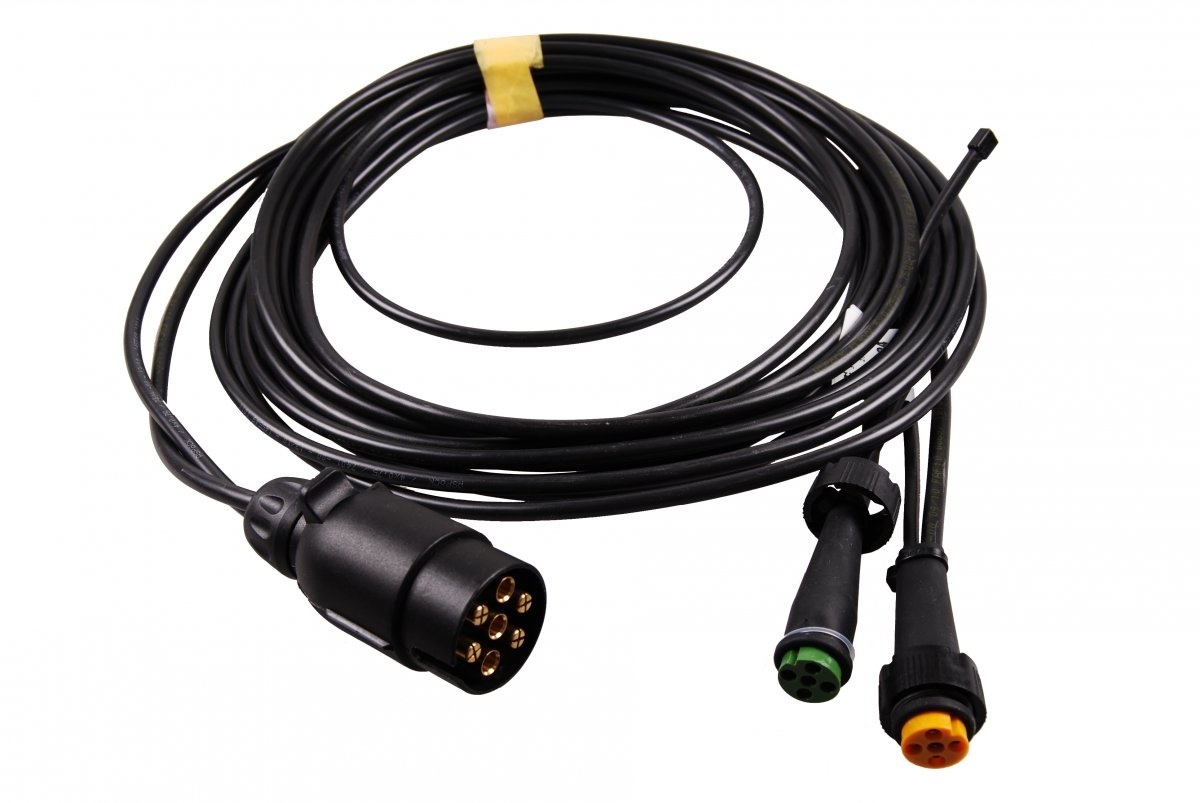 Hoofdkabel Aspock - 5 meter lang - 7-polig - voorzien van 2x 5-polige connector - inclusief aftakkingen