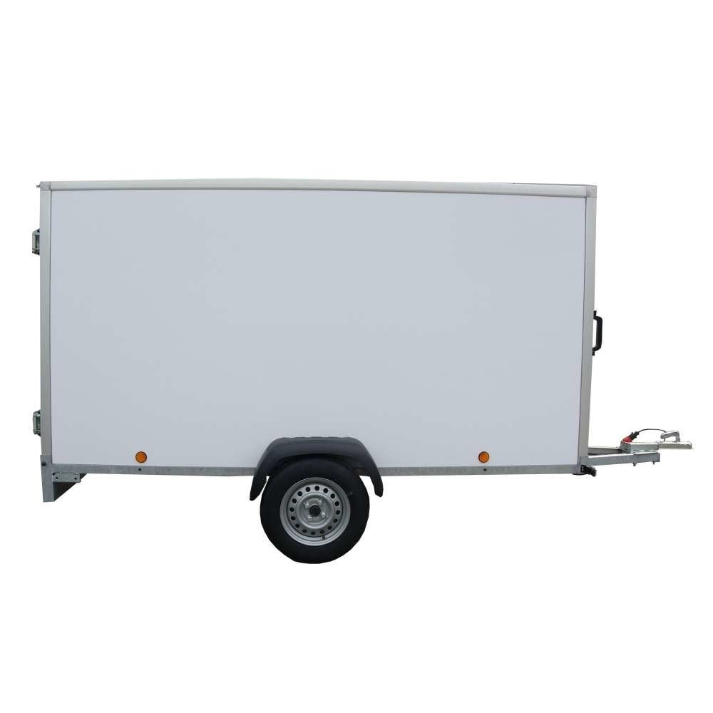 Powertrailer GEKA 7 gesloten aanhangwagen - 257x157x188,8 cm - 750 kg bruto laadvermogen - geremd en ongeremd