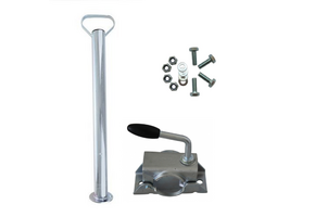 Stalen steunpoot met klem - 48 mm