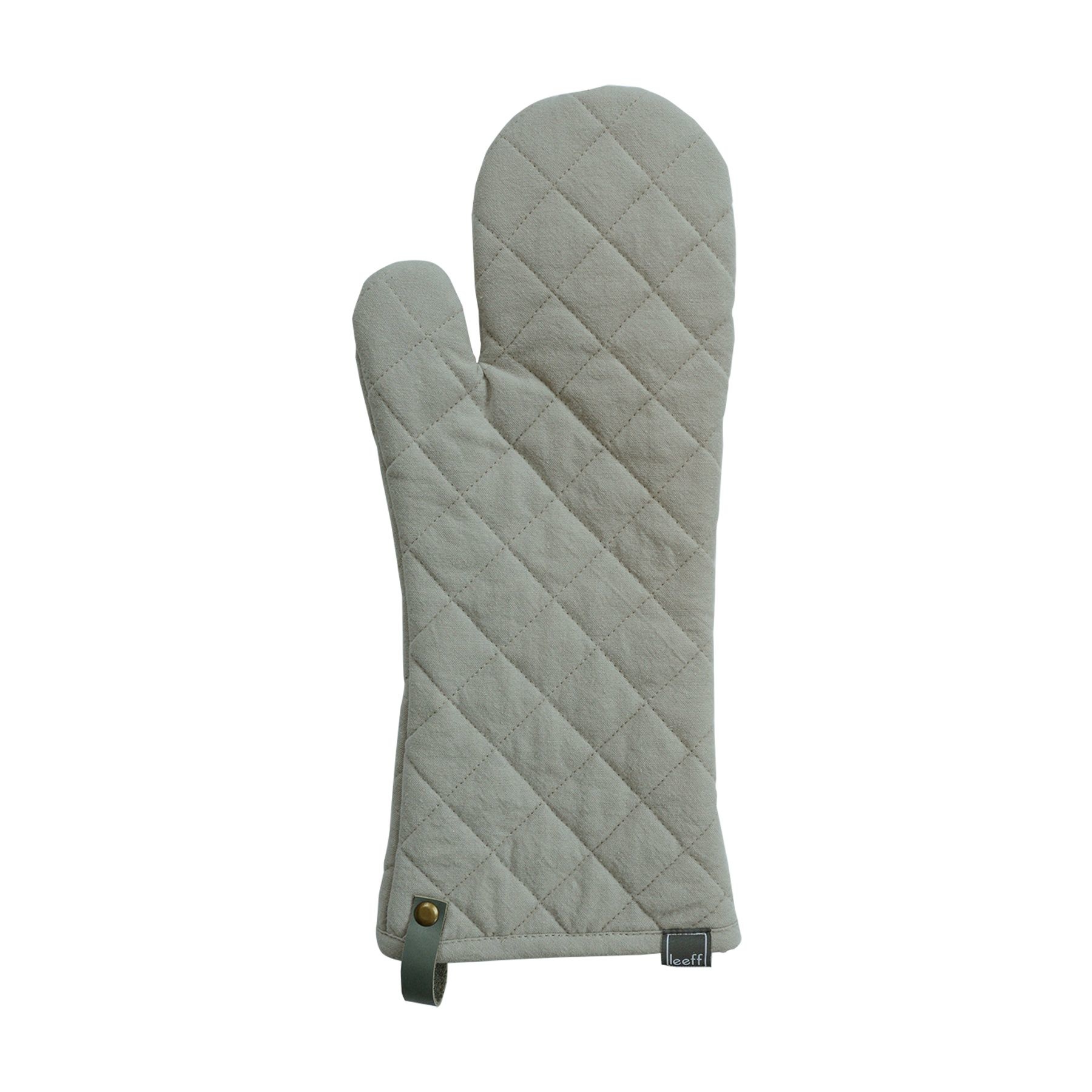 Oven Glove Olivia light grey