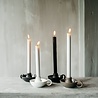 Leeff Candle Holder Chris black Leeff Candle Holder Chris black