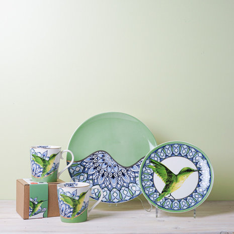 Heinen Delfts Blauw Kombi-Angebot Mandala-Kolibri-Geschenkpaket Heinen Delfts Blauw Kombi-Angebot Mandala-Kolibri-Geschenkpaket