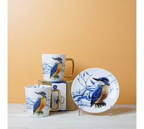 Heinen Delfts Blauw Offerta combinata Pacchetto regalo Kingfisher Heinen Delfts Blauw Offerta combinata Pacchetto regalo Kingfisher