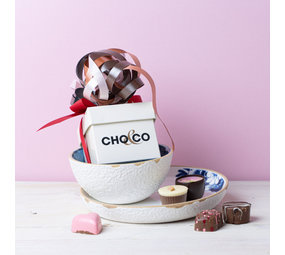 Heinen Delfts Blauw Med kærlighed og chokoladepakke