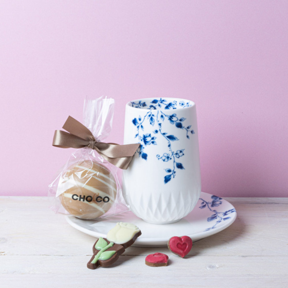 Heinen Delfts Blauw Prenez soin de vous avec amour Paquet cadeau Heinen Delfts Blauw Prenez soin de vous avec amour Paquet cadeau