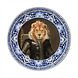 Heinen Delfts Blauw Bord Koning Leeuw Heinen Delfts Blauw Bord Koning Leeuw