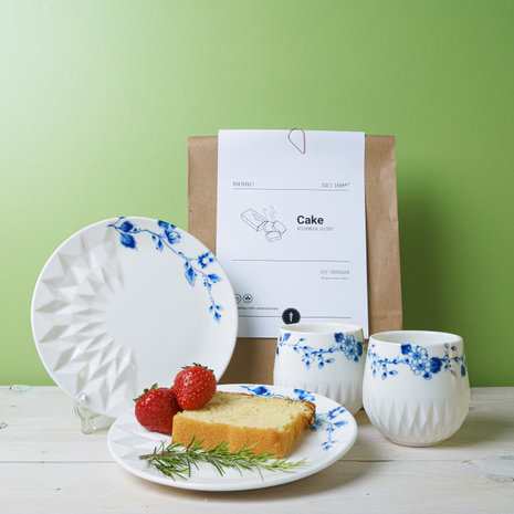 Heinen Delfts Blauw Paquete de mimos Pliegue azul