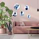 Heinen Delfts Blauw Bord Uil Heinen Delfts Blauw Bord Uil