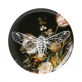 Heinen Delfts Blauw Wall plate Moth