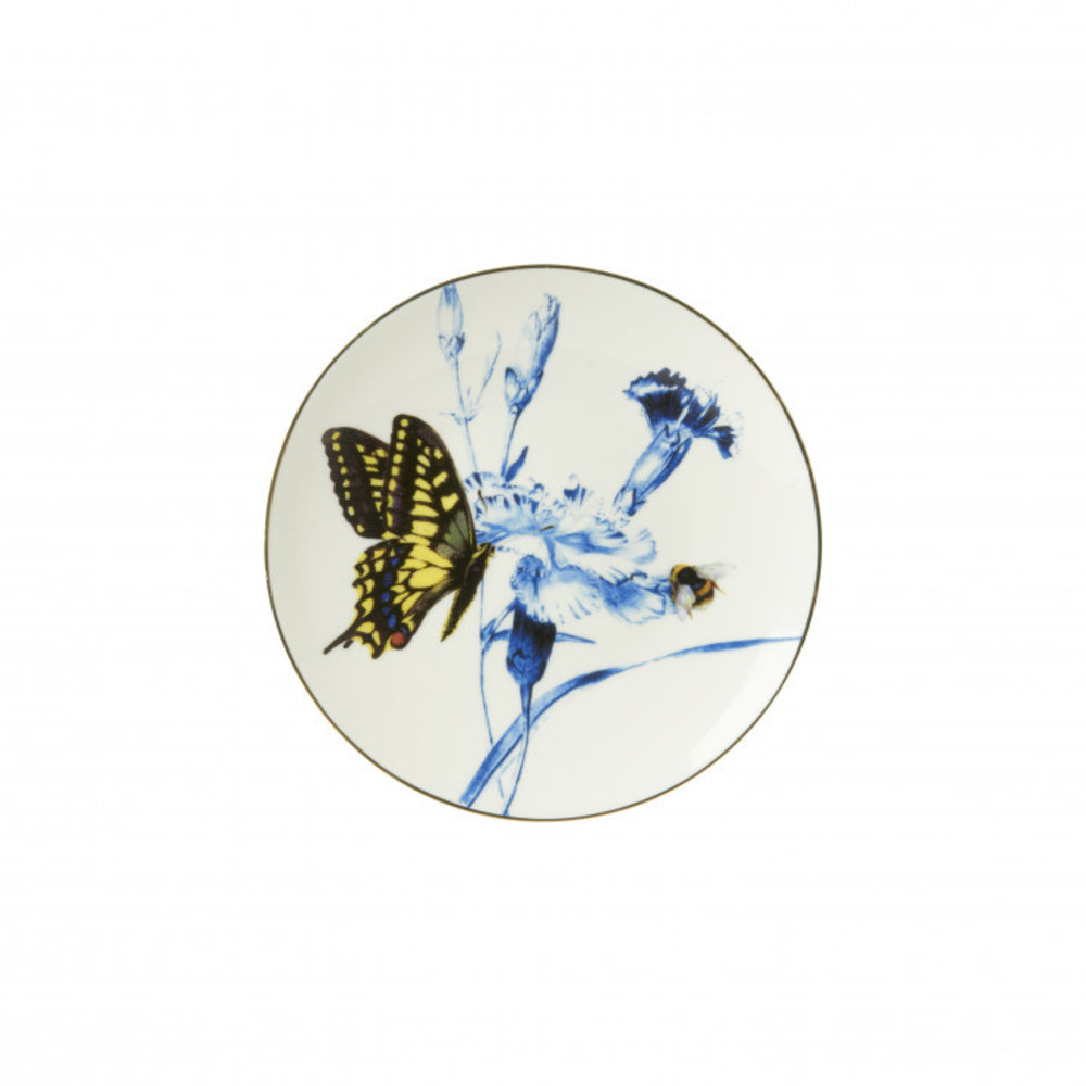 Heinen Delfts Blauw Wandbord Koninginnepage