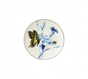 Heinen Delfts Blauw Wandteller Queen's Page Heinen Delfts Blauw Wandteller Queen's Page